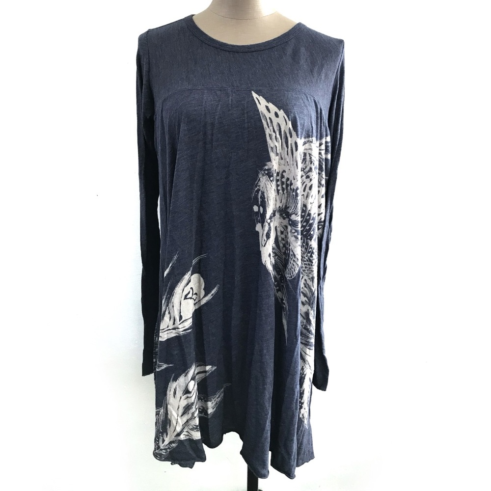 Horiyoshi III - Dress with feather print